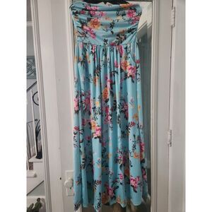 Women's bohemian floral maxi dress sz. small 4-6